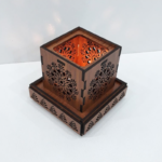 Porte-bougie – Motif oriental chaleureux