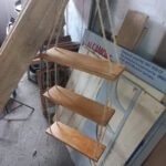 Étagères murale suspendu en bois et corde - 6 metres – Image 4